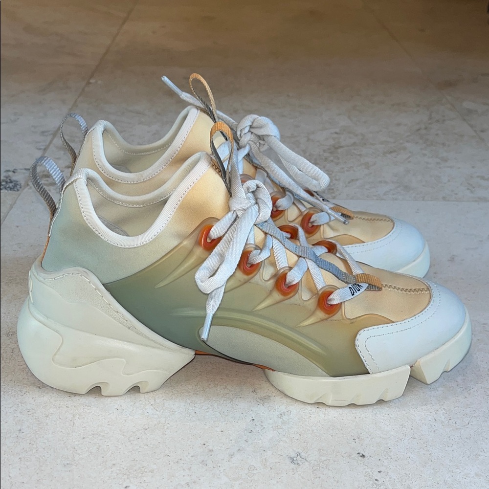Christian Dior D-Connect Runners in Water Grey Sz 36